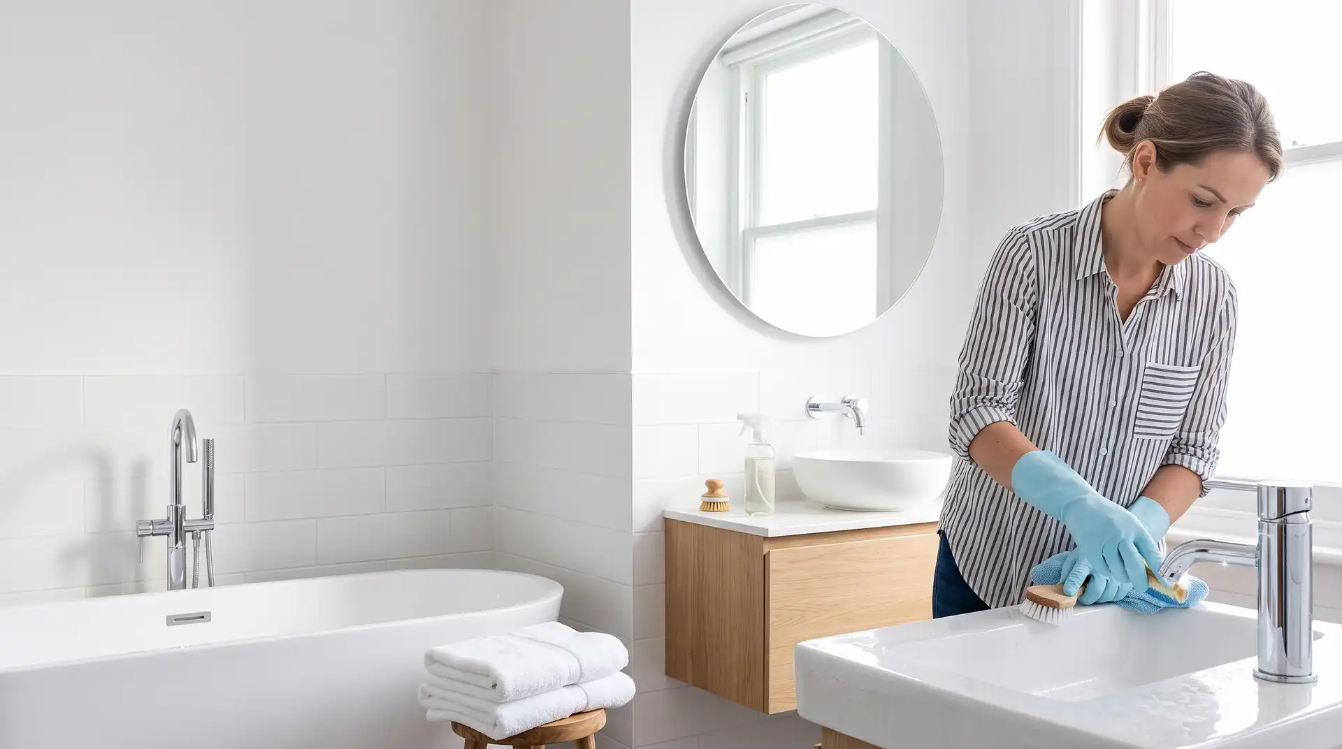 How to Deep Clean a Bathroom