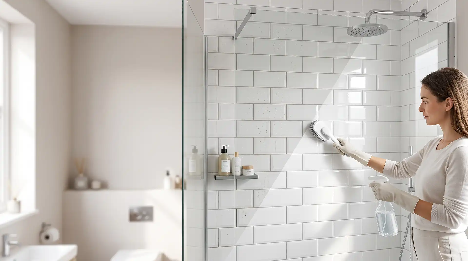 How to Clean Bathroom Tiles