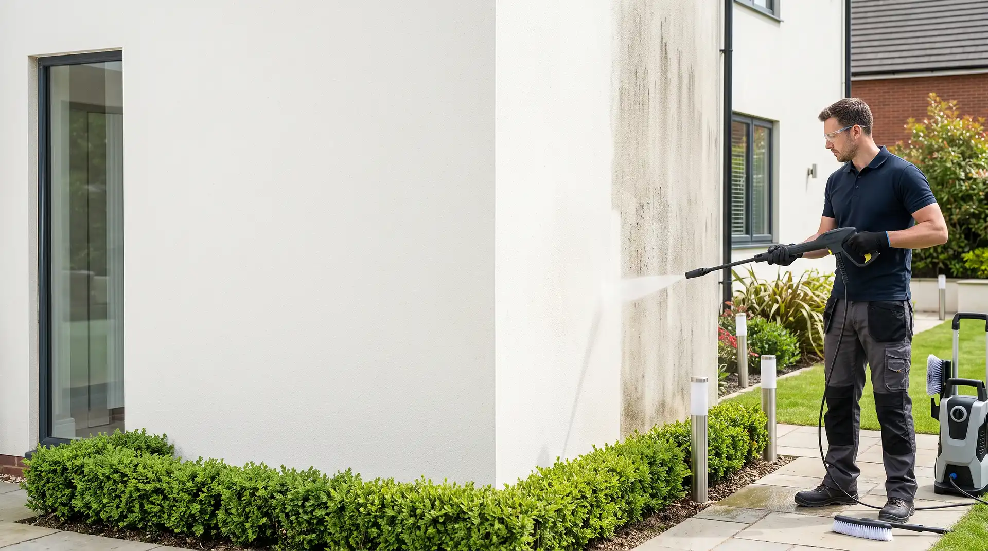 How to Clean Exterior Walls Before Painting