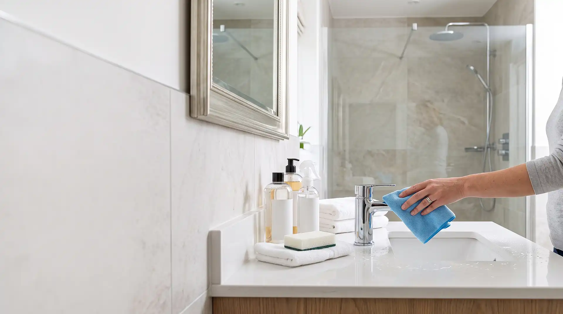 How to Wash the Bathroom