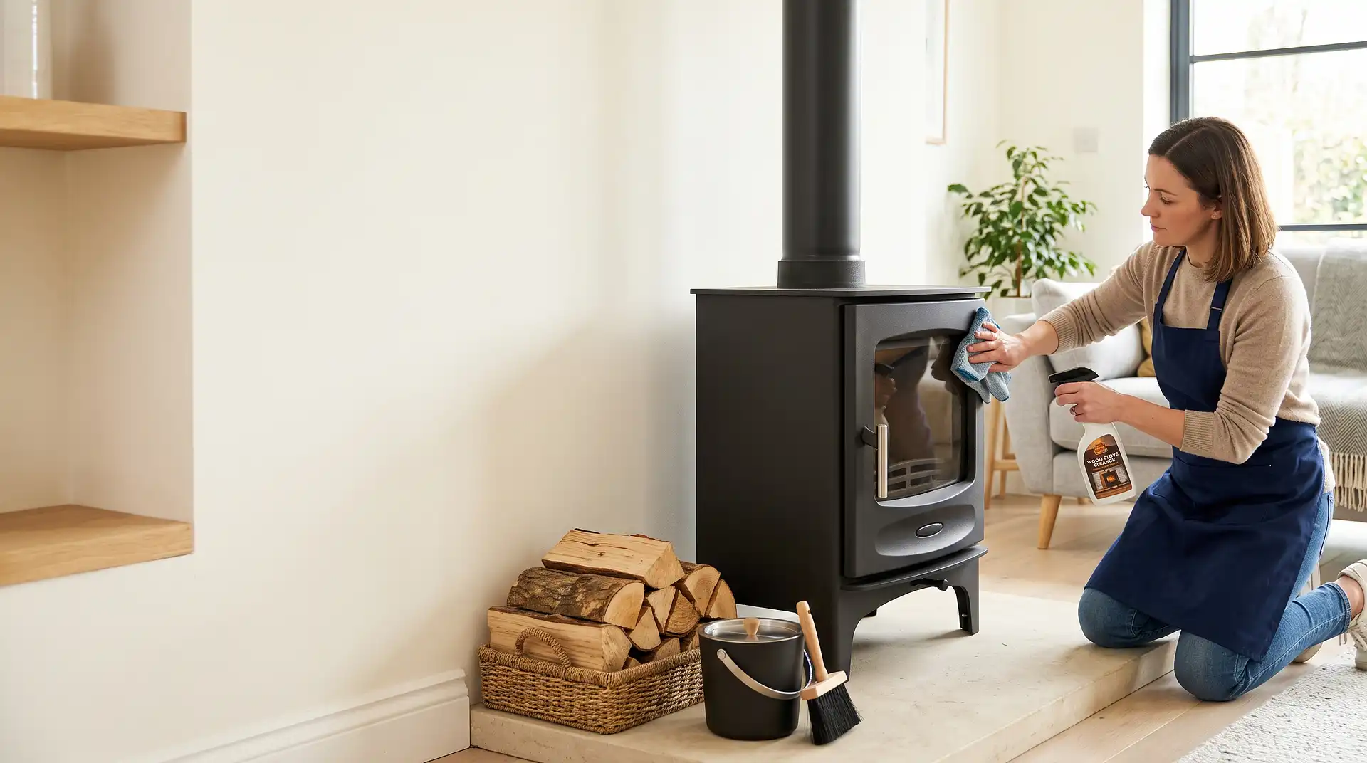 How to Clean a Wood Stove Exterior