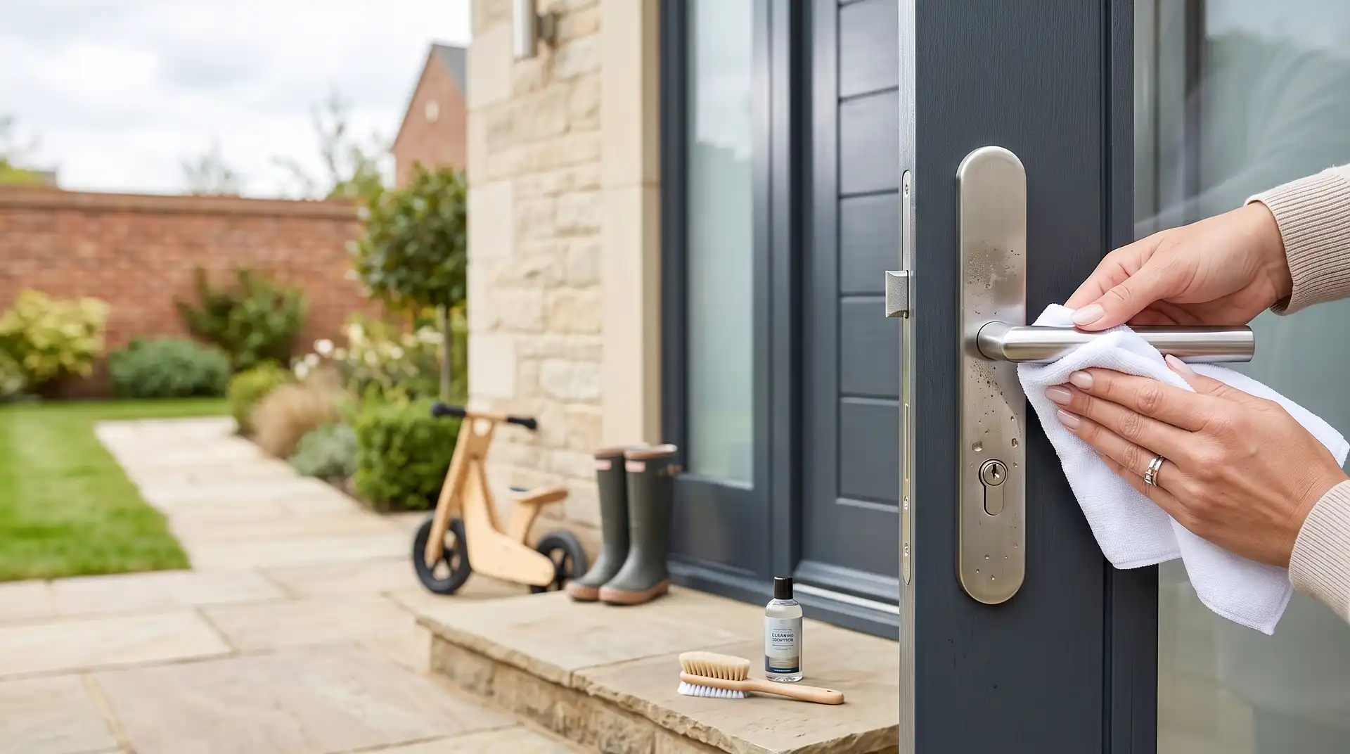 How to Clean an Exterior Door Handle