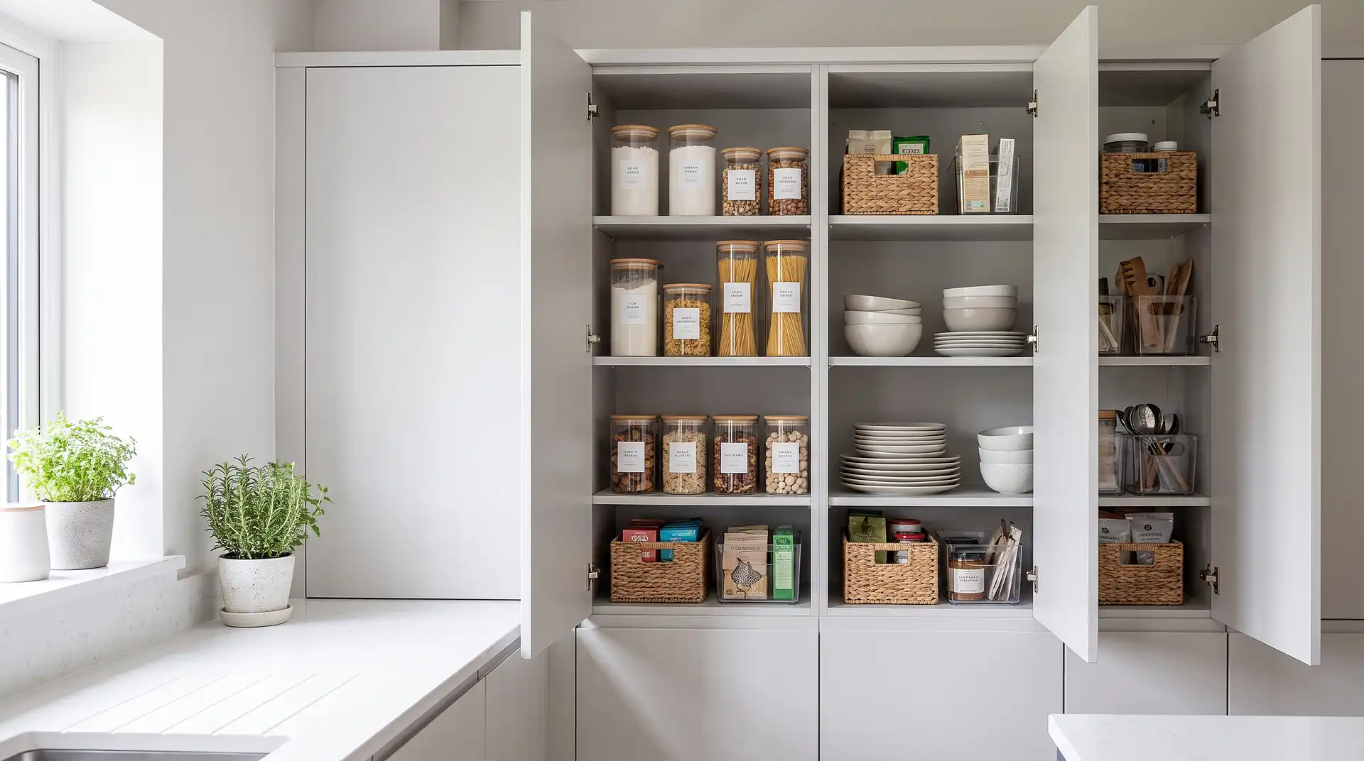 How to Organise Kitchen Cupboards