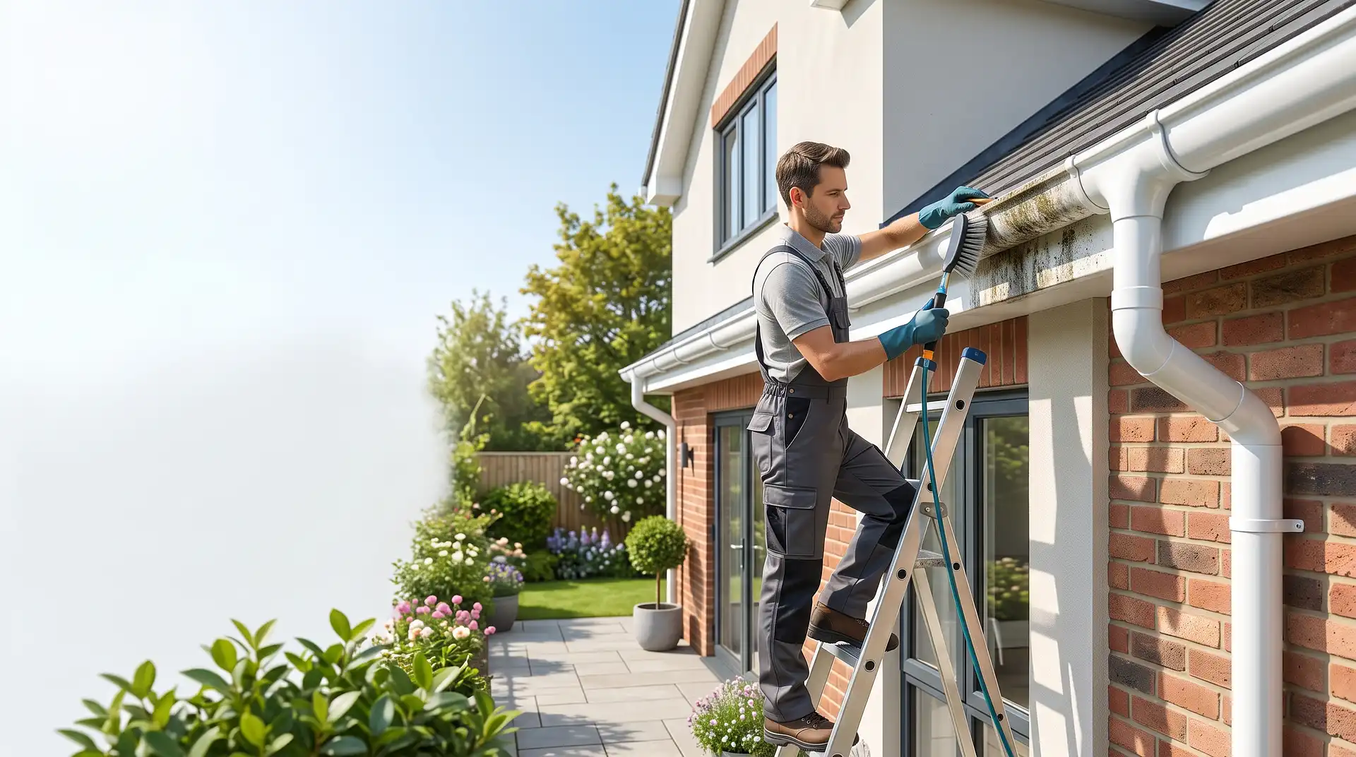 How to Clean the Exterior of Gutters
