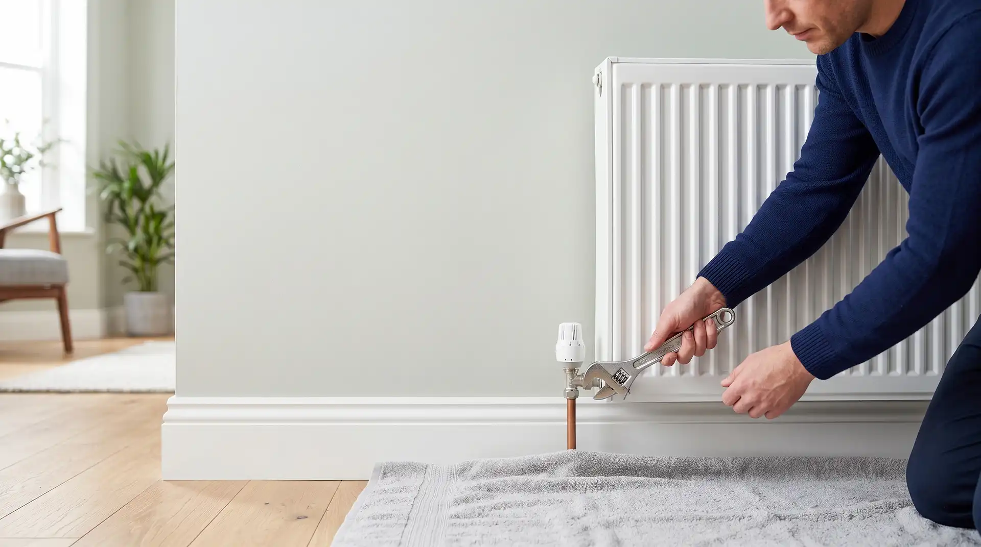How to Take a Radiator Off the Wall
