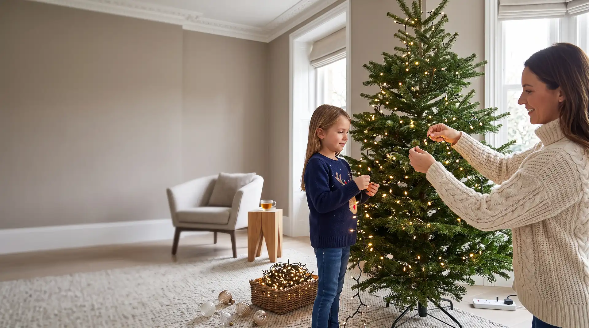 How To Put Xmas Lights On A Tree