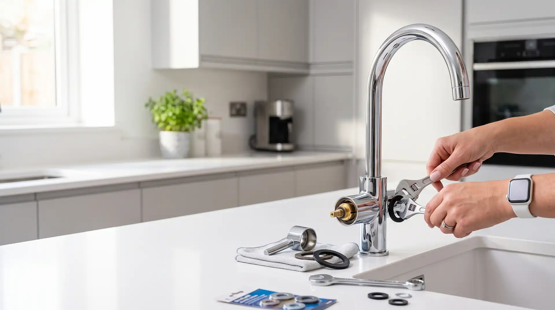 How to Change a Washer on a Kitchen Mixer Tap