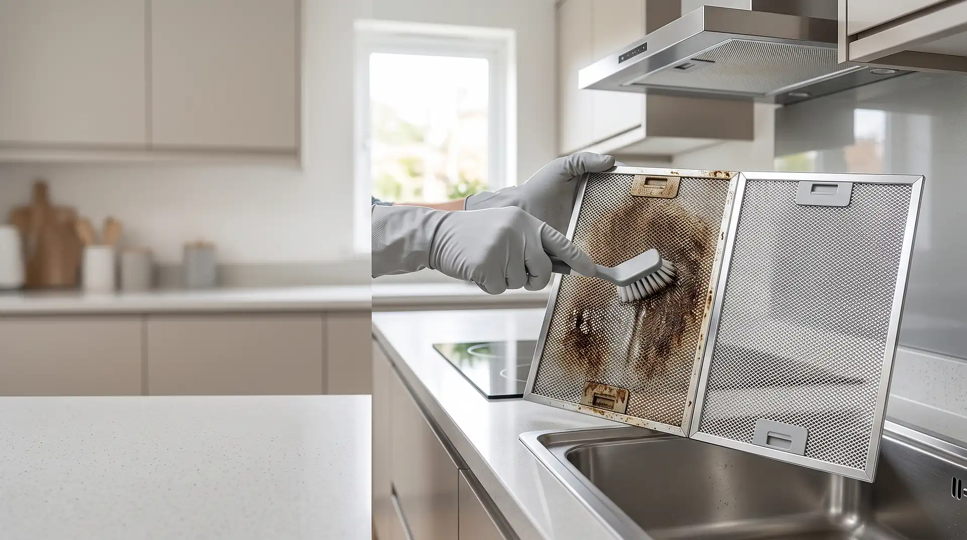 How to Clean a Kitchen Hood Filter