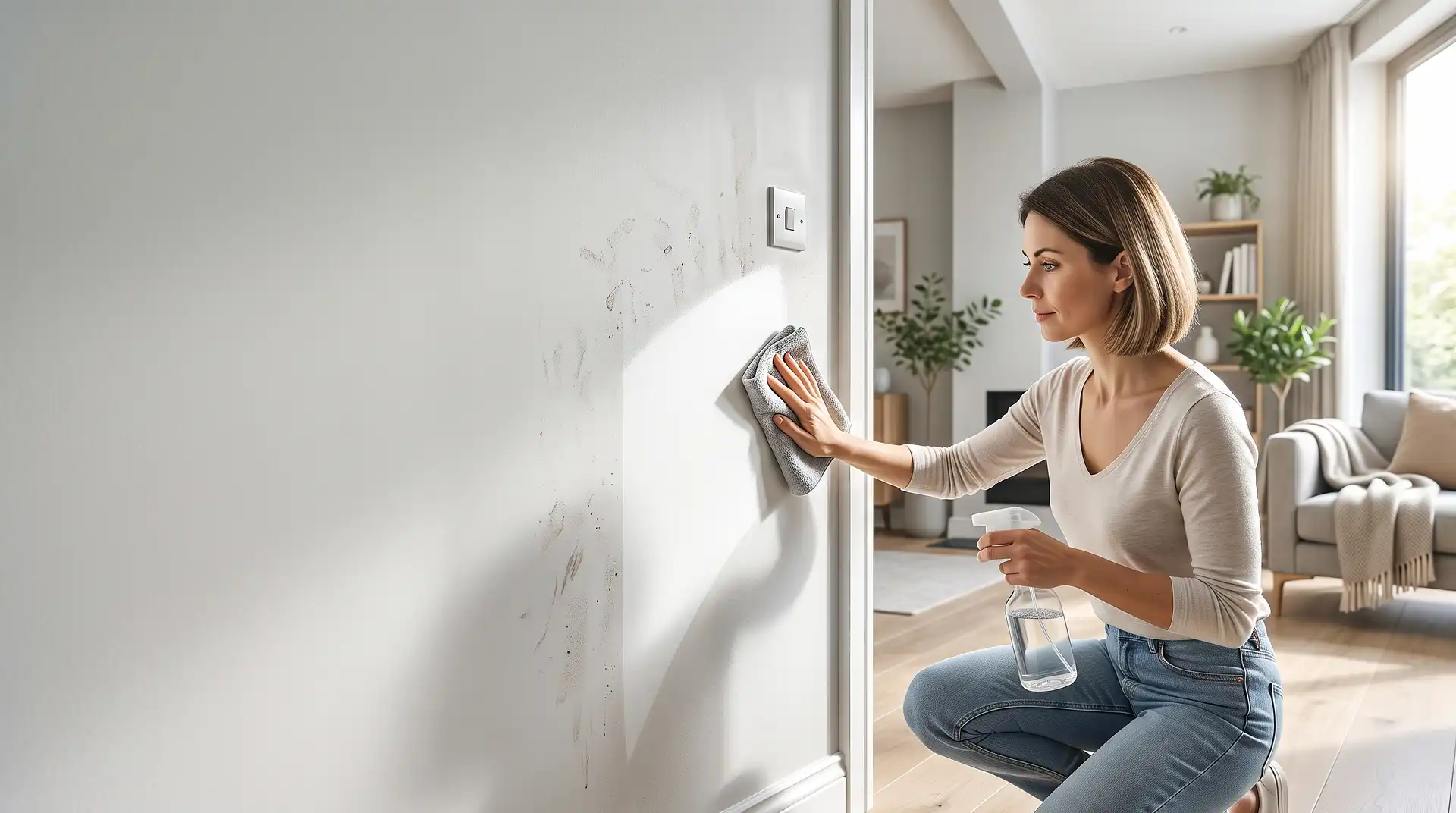How to Clean Walls in a House