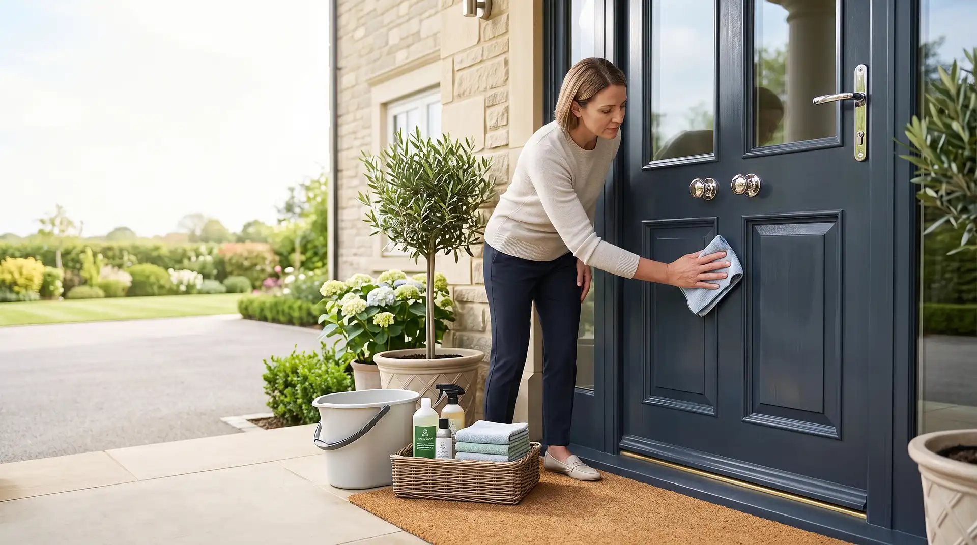 How to Clean an Exterior Painted Door