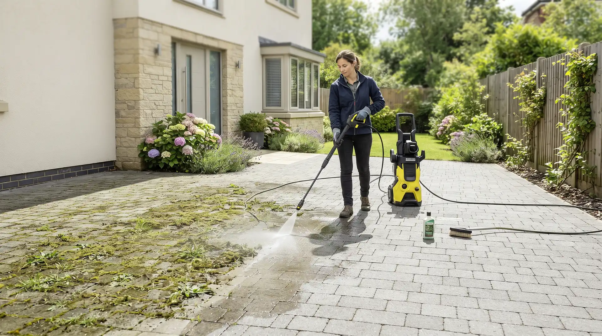 How to Get Rid of Moss on a Driveway