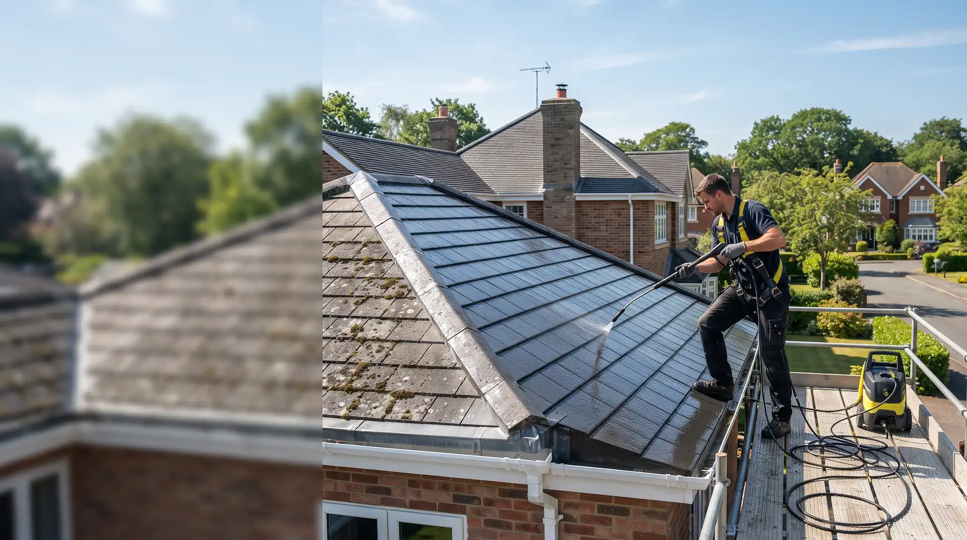 How to Clean a House Roof