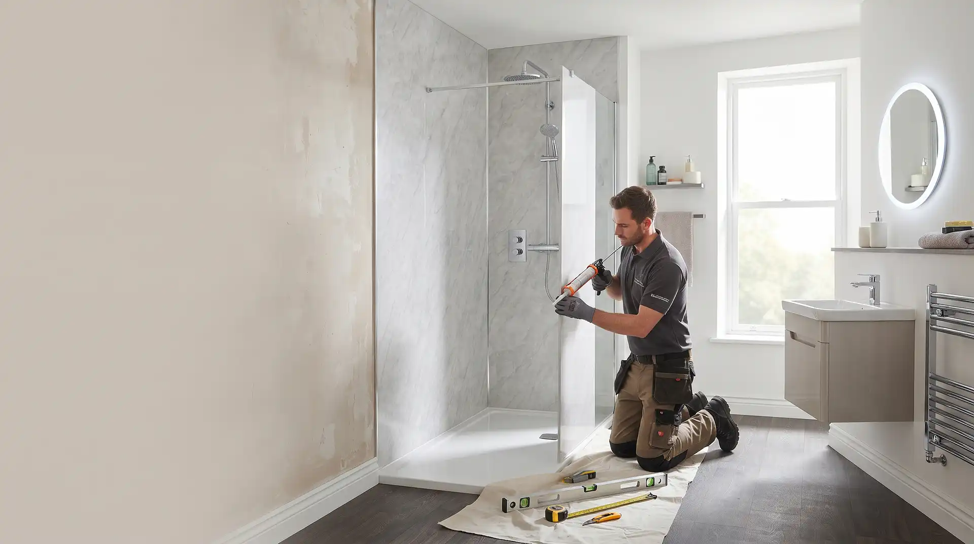How to Fit Bathroom Wall Panels