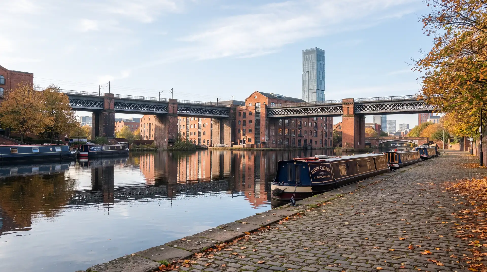 Castlefield's converted warehouses are among the many Manchester homes where carpet cleaning prices depend on access and parking.