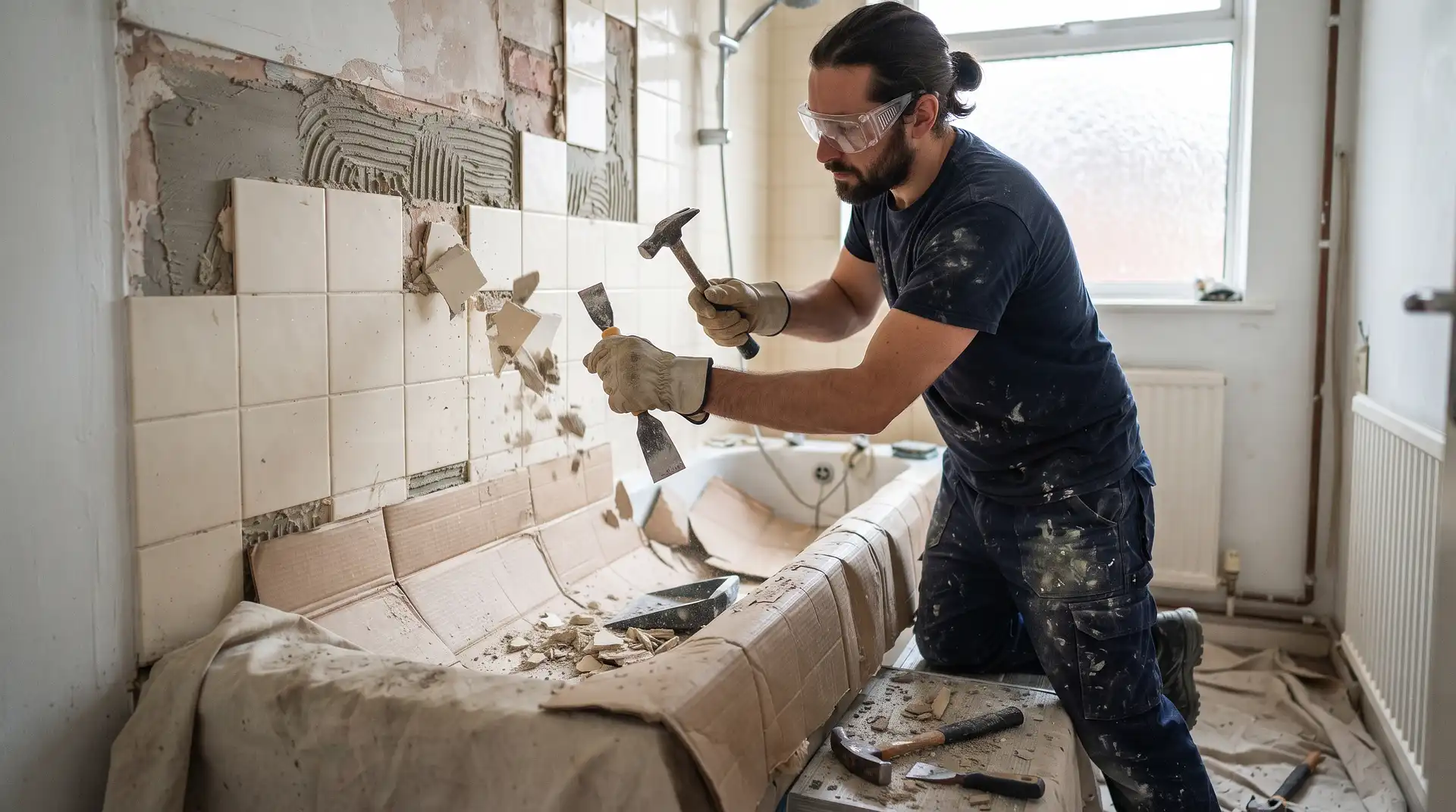 How to Remove Bathroom Tiles