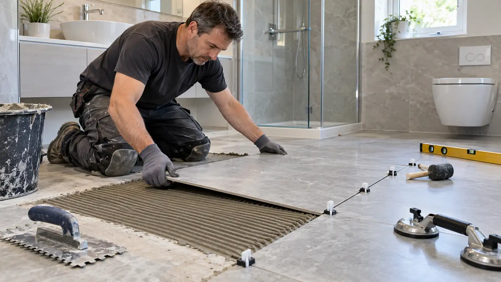 How to Tile a Bathroom Floor UK | Step-by-Step Guide