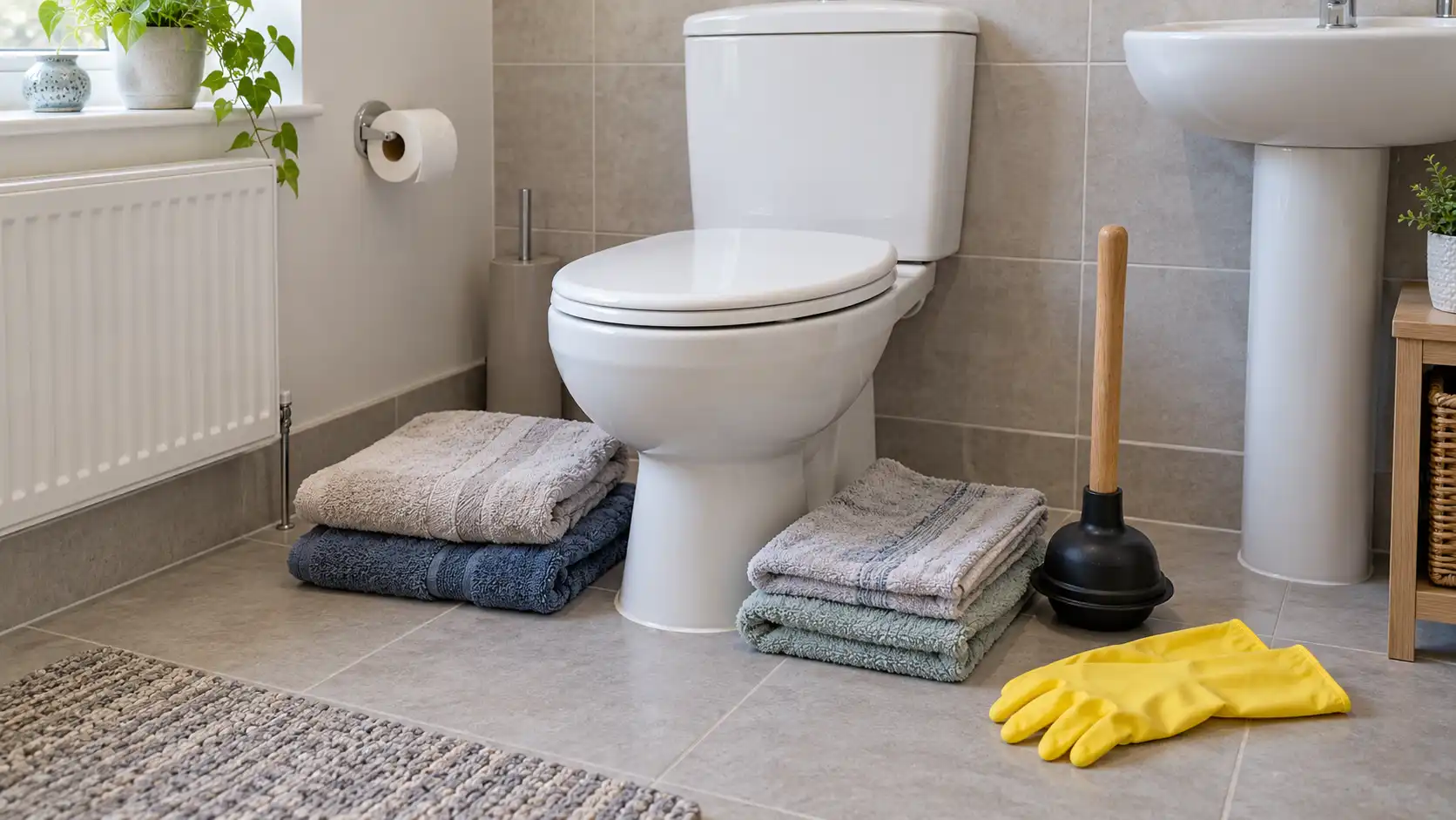 How to Unblock a Toilet Without a Plumber