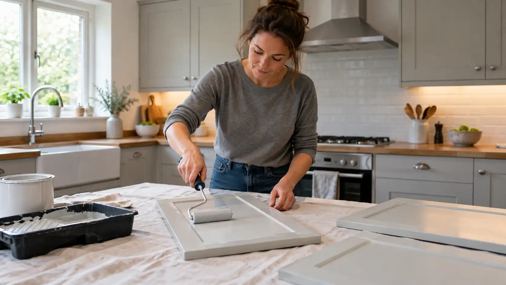 How to Paint Kitchen Cabinets
